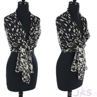  Cotton Cadet Cap with Scarf - Naomi | Option 5: Black | S/M