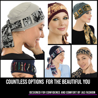 Bamboo Beanie Turban - Tina