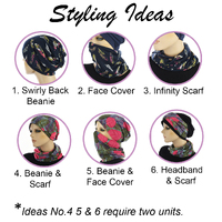 Large View Floral 4 in 1 Magic Headcover