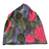 Floral 4 in 1 Magic Headcover | Option 4 | Tropical Leaf Print 