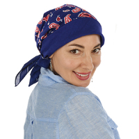 Reversible AB Extra Large Cotton Bandana Daisy