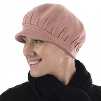 Knitted Bakerboy Hat - Natalie | Black