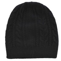 Aussie Soft Wool Beanie – Eva | Black
