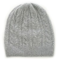 Aussie Soft Wool Beanie – Eva | Grey - Medium Grey