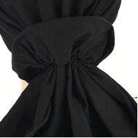 Stretch Triangle Scarf Linda | Black