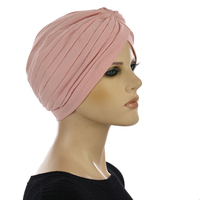 Reversible Classic Cotton Turban - Nora | Pink - Dusty Pink