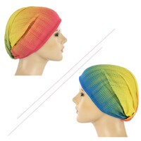 Seamless Wrap Headband with Print | #8 Rainbow Colour Transition