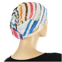 Seamless Wrap Headband with Print | #9 Colourful Brush Strokes