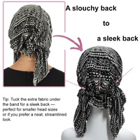 Slouchy Pre-tied Floral Scarf Lena