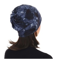 Stretch Beanie Hat with Hair - Stella | Medium Brown