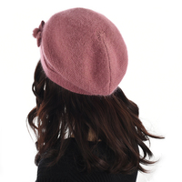 Bamboo Cap with Hair - Joy  | Chocolate Dark Brown
