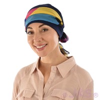 Jersey Turban Katelyn | #2 Navy Turban with Sash
