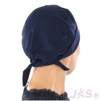 Jersey Scrub Head Wrap | Navy