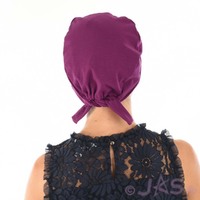 Jersey Scrub Head Wrap | Plum Purple