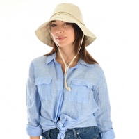Wide Brim Bucket Sun Hat Rita
