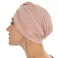 Pleated Classic Jersey Cotton Turban