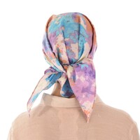 Visored Head Scarf – Lynette | Option 2 Scarf with Beige Visor