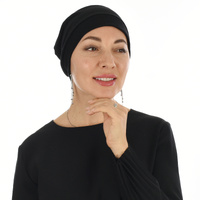 Lace Band with Sash and Black Turban Set | White