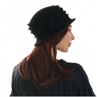 Full Closure Chemo Halo Headband with Hair Mia | Auburn Brown