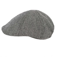 Classic Tweed Comfort Ivy Cap – Justin | Grey Herringbone