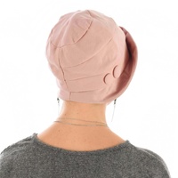 Retro-inspired Cotton Cloche Hat Betty | Pink | Large