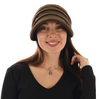 Deep Crown Fashion Hat - Daniela | Bronze Brown
