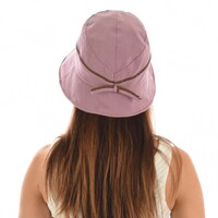 Cloche Sun Hat with Braid Trim - Brooklyn | Pastel Purple