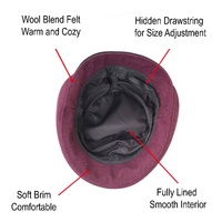 Sophia Winter Cloche Hat