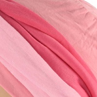 Bamboo Turban & Contrast Loop Band Set | Blush Pink with Light and Dark Pink Band