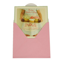 Large View Greeting Card - Happy Mother's Day | Pattern 2