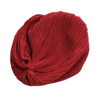 Knit Classic Winter Turban | Red