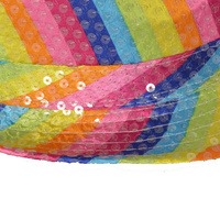 Rainbow Sequin Fedora Hat