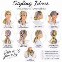 Lightweight Headscarf & Bamboo Headband Combo – Bree
