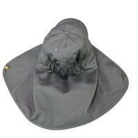 Cotton Legionnaire Baseball Cap | Grey - Dark Grey | M/L