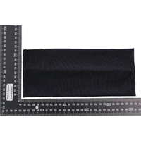 Wide Cotton Lining Headband | Black