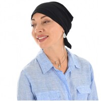 Multi-functional Cotton Headband Wrap | M/L | Black