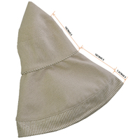Foldable Linen Wide Brim Sun Hat | Beige