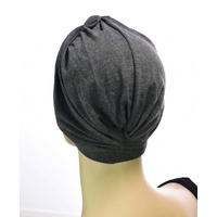 Slouch Jersey Turban | Grey - Dark Grey