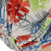 Soft Floral Print Turban | Option S10 | S/M | Watercolour and Summer Floral Sketches