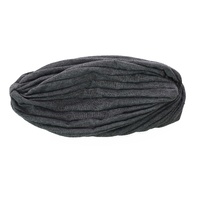 Jersey Classic Style Turban | Grey - Dark Grey