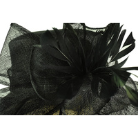 Millinery Evening Hat | Black