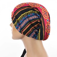 Black Premium Cotton Beanie with Seamless Headband | Option 6 | S/M