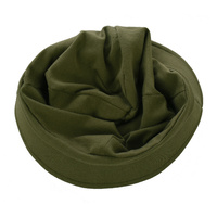 Jersey Slouchy Cloche Hat | Green - Olive Green