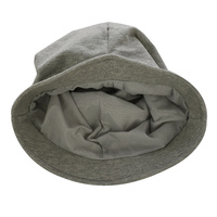 Jersey Slouchy Cloche Hat | Grey - Light Grey