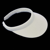 Chemo Head Wrap Scarf & Visor Set | White Visor N Pink Paisley Print Headwrap | XS/S