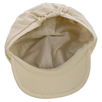 Vivien Cotton Bakerboy Cap | Beige | M/L