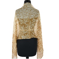  Cotton Cadet Cap with Scarf - Naomi | Option 10: Beige | L