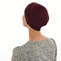 BAMBOO CLASSIC TURBAN - MICHELLE | Red - Wine Maroon Turban ONLY