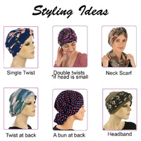 Floral Eternity Loop Scarf Turban