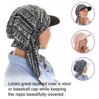 Slouchy Pre-tied Floral Scarf Lena